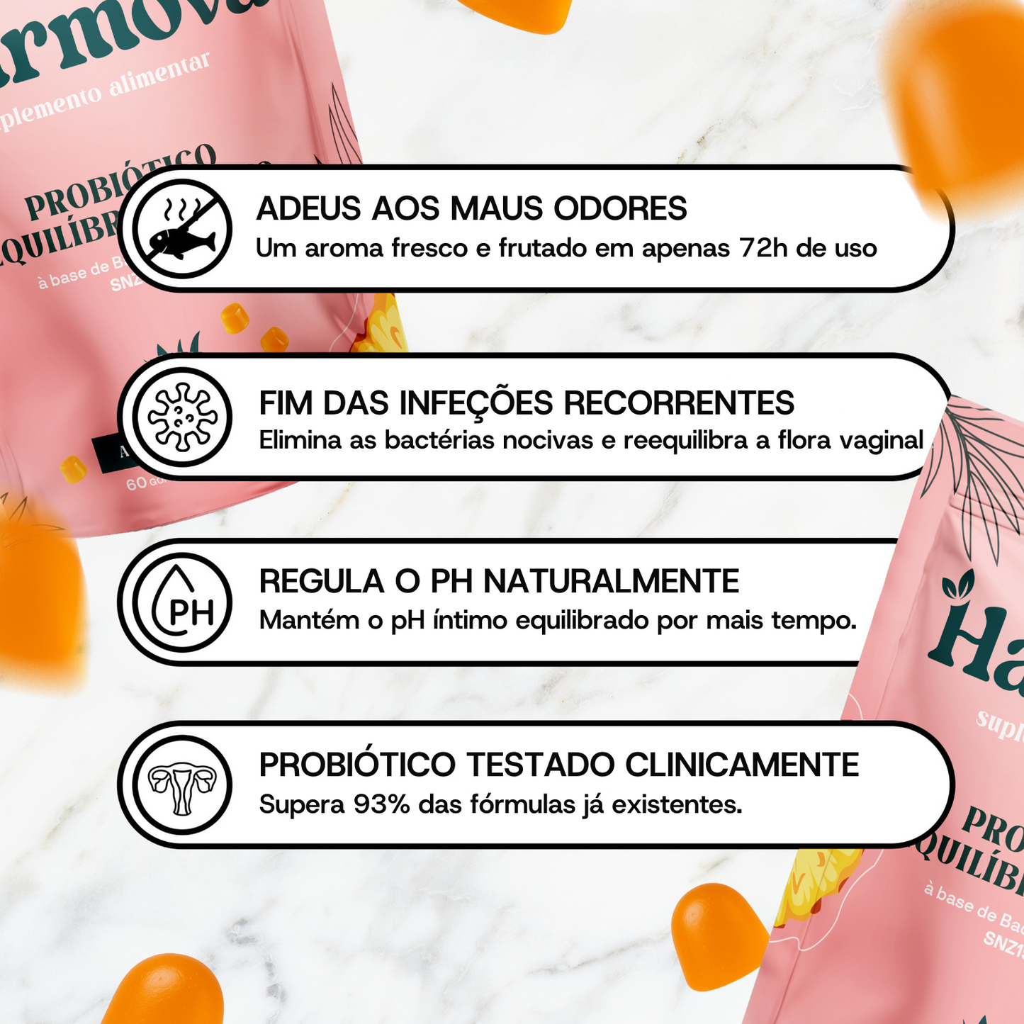 Gomas Equilíbrio Íntimo